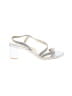 Naturalizer Metallic Silver Sandals Size 9 - photo 1