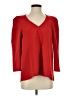 Tuckernuck 100% Polyester Red 3/4 Sleeve Top Size S - photo 1