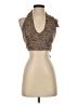 Shein 100% Polyester Tan Tank Top Size 4 - photo 1