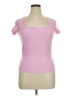 Assorted Brands Pink Short Sleeve Top Size XL - photo 1