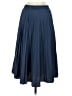 H&M 100% Polyester Solid Blue Formal Skirt Size 4 - photo 2