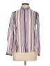 Massimo Dutti Stripes Ivory Long Sleeve Blouse Size 10 - photo 1