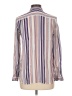 Massimo Dutti Stripes Ivory Long Sleeve Blouse Size 10 - photo 2