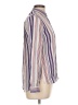 Massimo Dutti Stripes Ivory Long Sleeve Blouse Size 10 - photo 4