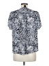 Jones & Co 100% Polyester Blue Short Sleeve Blouse Size M - photo 2