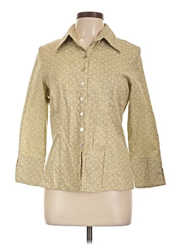 Zanella 3/4 Sleeve Button-Down Shirt (view 1)