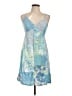 Assorted Brands 100% Rayon Paisley Blue Casual Dress Size L - photo 1