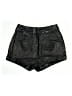 Superdown 100% Polyester Metallic Black Shorts Size XS - photo 2