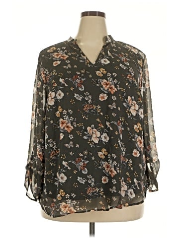 Papermoon 3/4 Sleeve Blouse (view 1)