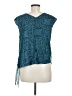 Tiny 100% Polyester Teal Sleeveless Blouse Size M - photo 2