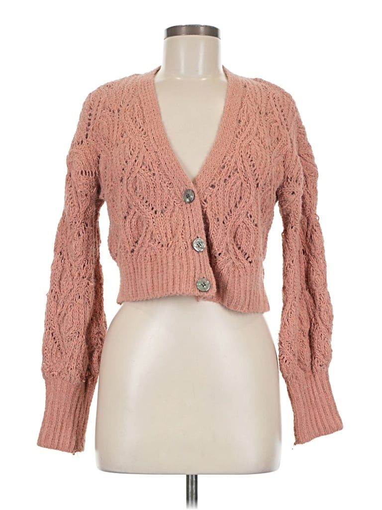 Pre-owned Arizona Jean Company Cardigan Sweater In Tan