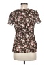 Boden 100% Viscose Brown Short Sleeve Blouse Size 6 - photo 2