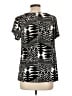 Style&Co Black Short Sleeve Blouse Size L - photo 2