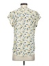 Monday Fun 100% Polyester Ivory Short Sleeve Blouse Size S - photo 2