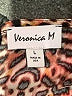 Veronica M. Animal Print Brown Long Sleeve Blouse Size L - photo 7