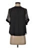 Ann Taylor Black Short Sleeve Blouse Size XS - photo 1