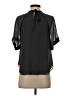 Ann Taylor Black Short Sleeve Blouse Size XS - photo 2