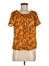 Modern Attraction Orange Short Sleeve Blouse Size M (estimated) - photo 1