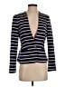 Banana Republic Stripes Blue Blazer Size 4 Petite - photo 1