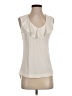 Ann Taylor Ivory Sleeveless Blouse Size S - photo 1