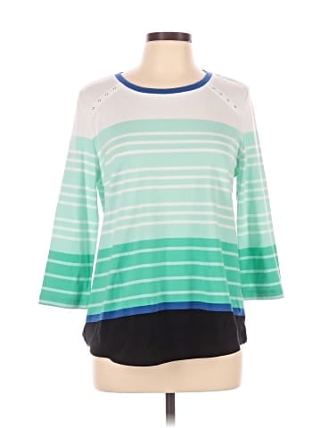 Karen Scott Sport 3/4 Sleeve T-Shirt (view 1)