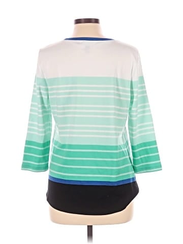 Karen Scott Sport 3/4 Sleeve T-Shirt (view 2)