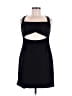 Princess Polly Solid Black Cocktail Dress Size 12 - photo 1
