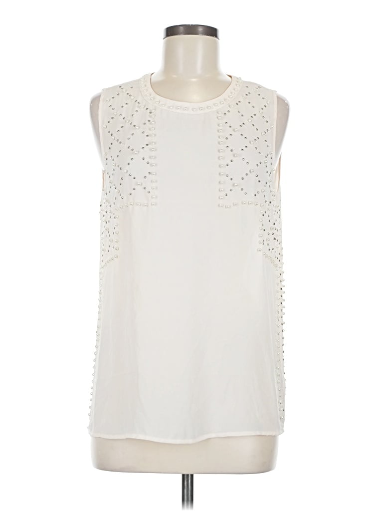 Pre-owned Forever 21 Sleeveless T-shirt In Ivory