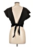 Wilfred Black Short Sleeve Top Size L - photo 2