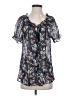 Joie Blue Short Sleeve Blouse Size S - photo 1
