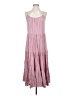 Express 100% Rayon Stripes Pink Casual Dress Size S - photo 1