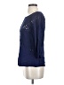 Solitaire 100% Rayon Blue 3/4 Sleeve Blouse Size S - photo 5