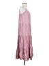 Express 100% Rayon Stripes Pink Casual Dress Size S - photo 4