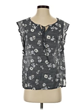 Como Black Sleeveless Blouse