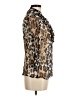 Alberto Makali 100% Polyester Animal Print Brown 3/4 Sleeve Blouse Size M - photo 4