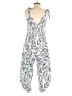 Vince Camuto 100% Polyester Graphic White Jumpsuit Size XS - photo 2