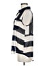 Forever 21 Stripes Blue Sleeveless Button-Down Shirt Size M - photo 5