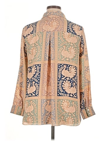 Rose + Olive Long Sleeve Blouse (view 2)