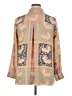 Rose + Olive 100% Polyester Paisley Tan Long Sleeve Blouse Size XL - photo 2