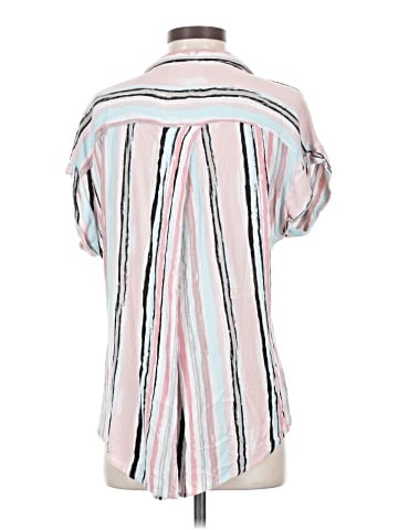Impressions Short Sleeve Blouse (view 2)