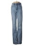 Zara Hearts Blue Jeans Size 2 - photo 1