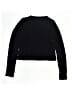 Cupcakes & Cashmere Solid Black Pullover Sweater Size 7 - photo 2