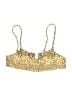 Unbranded Animal Print Gold Swimsuit Top Size S - photo 1