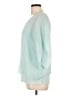 Alyx 100% Polyester Teal Blue 3/4 Sleeve Blouse Size L - photo 5