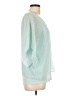 Alyx 100% Polyester Teal Blue 3/4 Sleeve Blouse Size L - photo 4