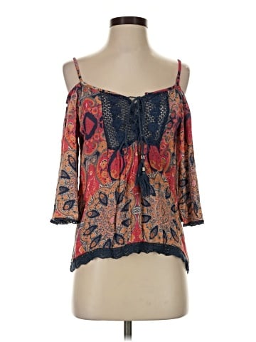 Angie 3/4 Sleeve Blouse (view 1)