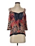 Angie Orange 3/4 Sleeve Blouse Size XS - photo 1