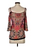 Angie Orange 3/4 Sleeve Blouse Size XS - photo 2