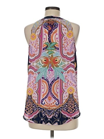 Rose + Olive Sleeveless Blouse (view 2)