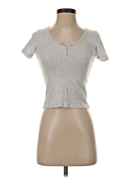 Brandy Melville Short Sleeve Henley (view 1)